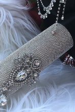 Load image into Gallery viewer, Linda Bouquet | Red Silk Rose Bouquet | Bling Handle Bouquet |Rhinestone Bouquet